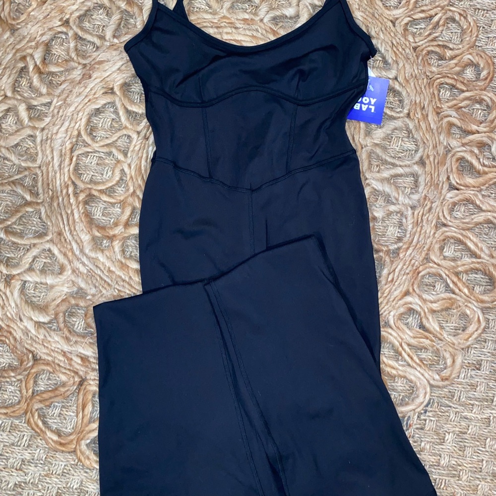 NWT JOYLAB Flare Bodysuit Jumpsuit Black Size XSmall - Picture 5 of 6